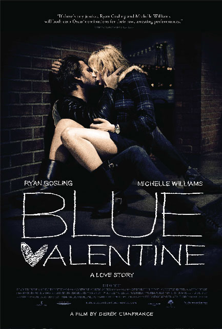 Affisch fr Blue Valentine p Filmstudio i Kiruna p Kiruna Folkets Hus