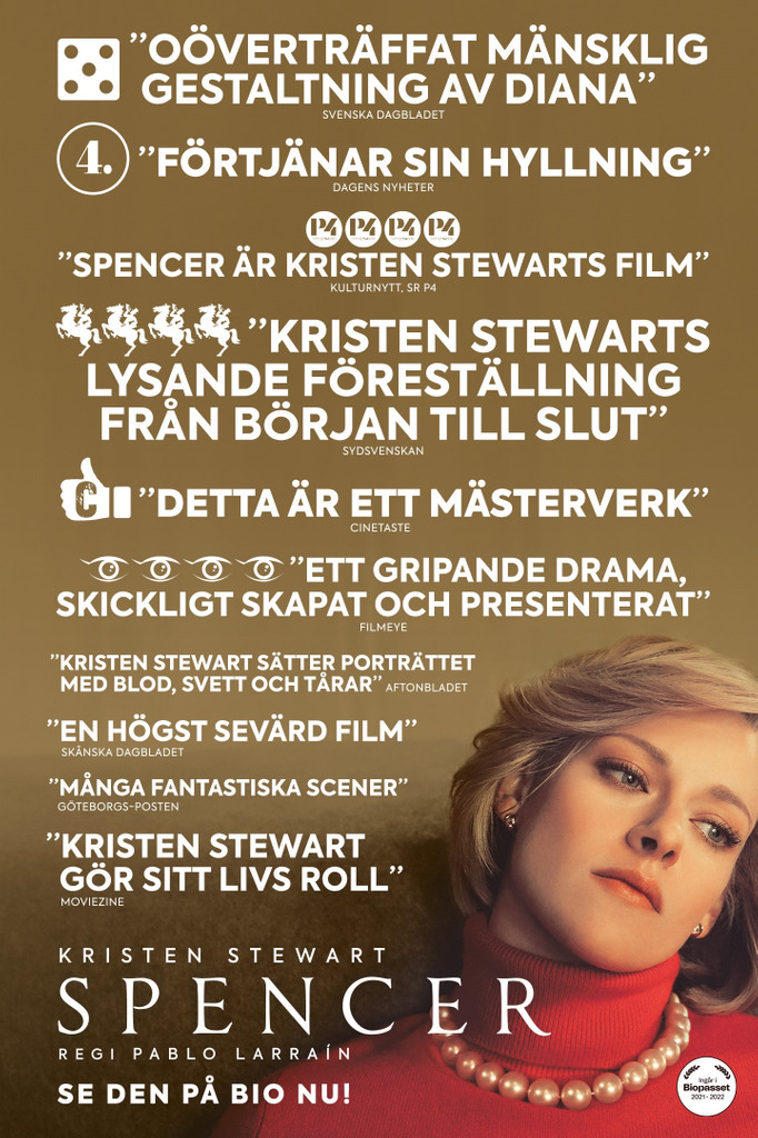 Affisch fr SPENCER p Bio i Kiruna p Kiruna Folkets Hus