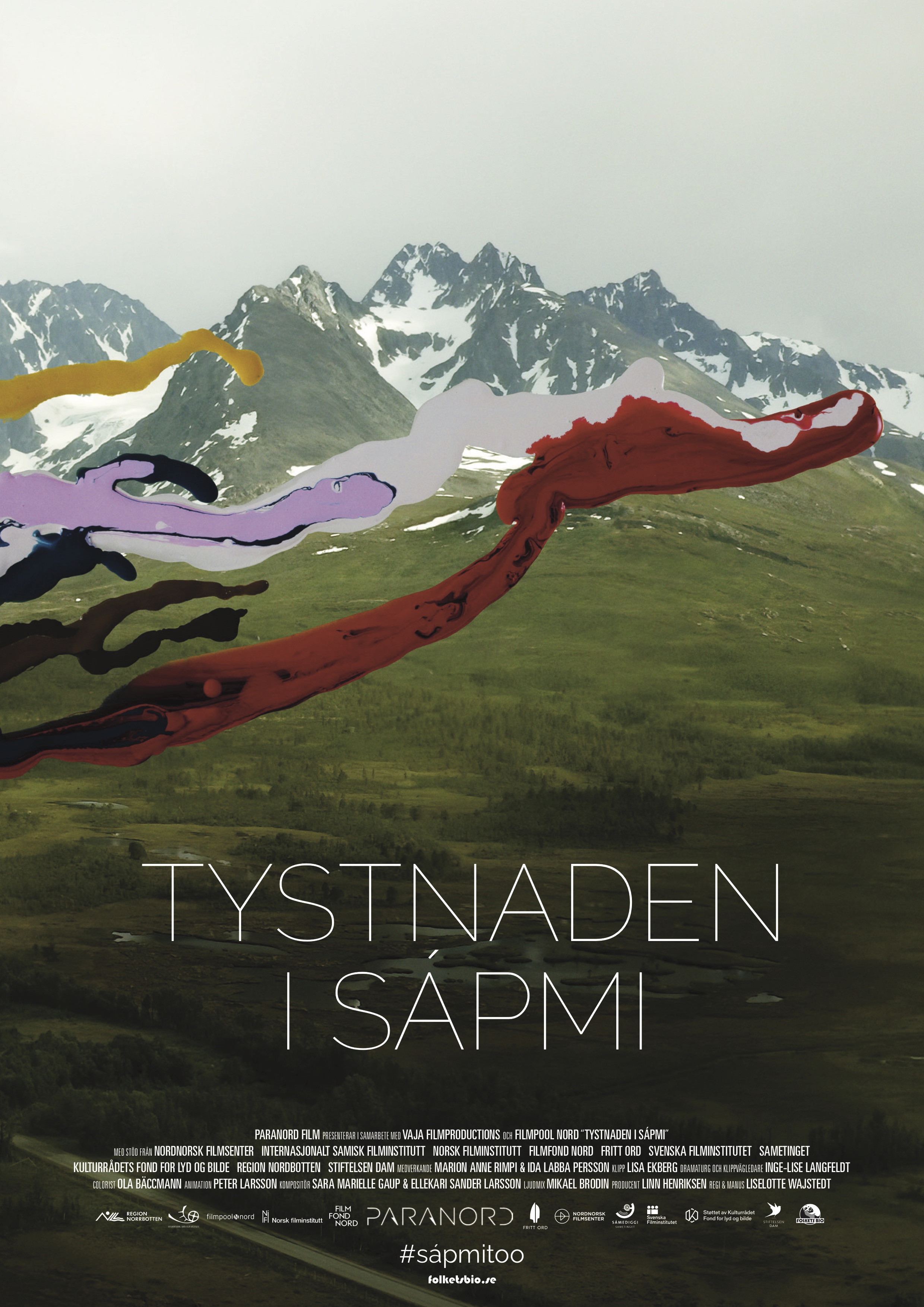 Affisch fr TYSTNADEN I SAPMI p Bio i Kiruna p Kiruna Folkets Hus