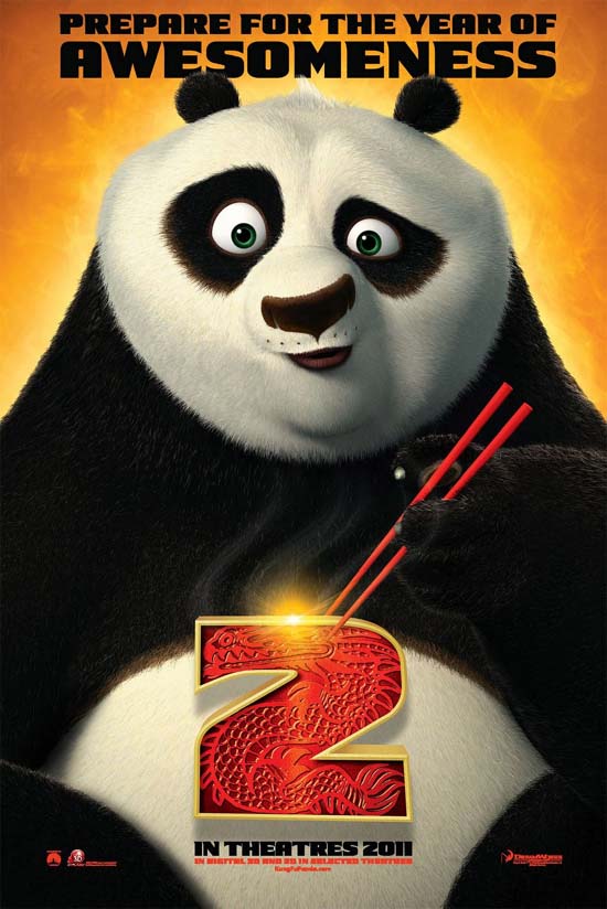 Affisch fr Kung Fu Panda 2 (3D) p Bio i Kiruna p Kiruna Folkets Hus