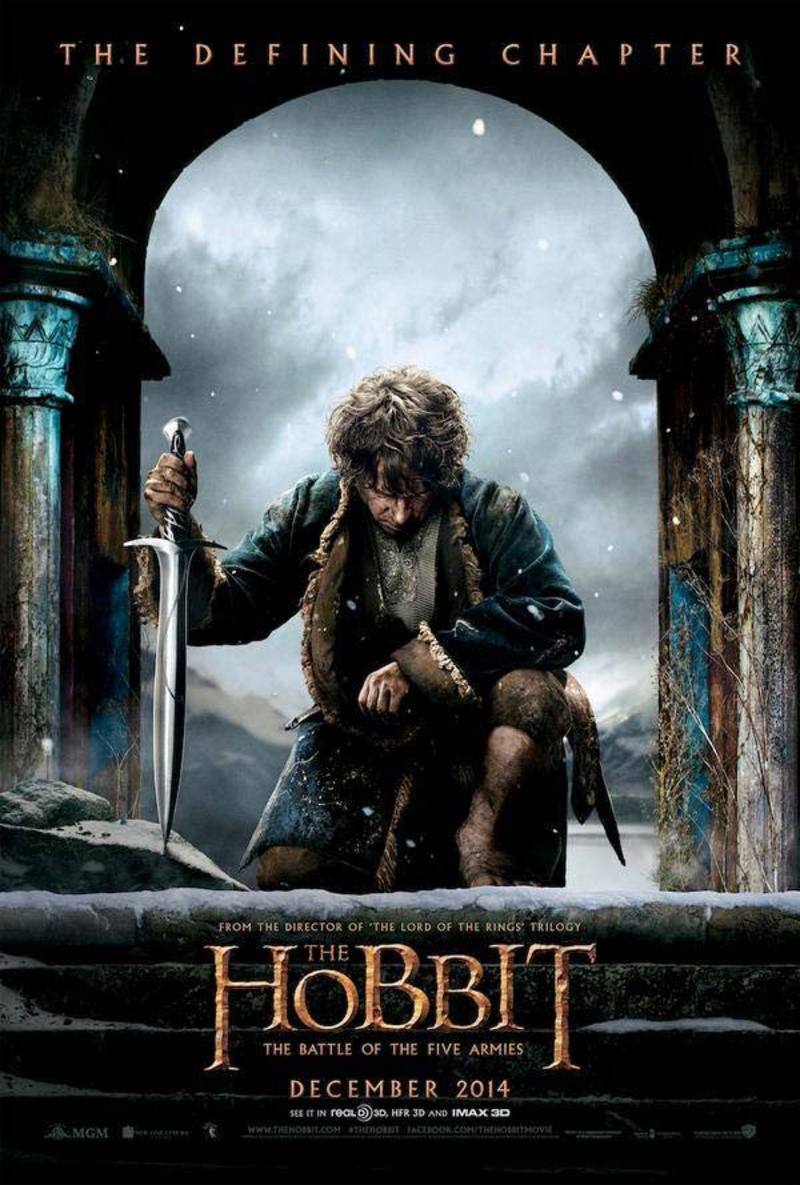 Affisch fr Hobbit - Femhäraslaget 2D p Bio i Kiruna p Kiruna Folkets Hus