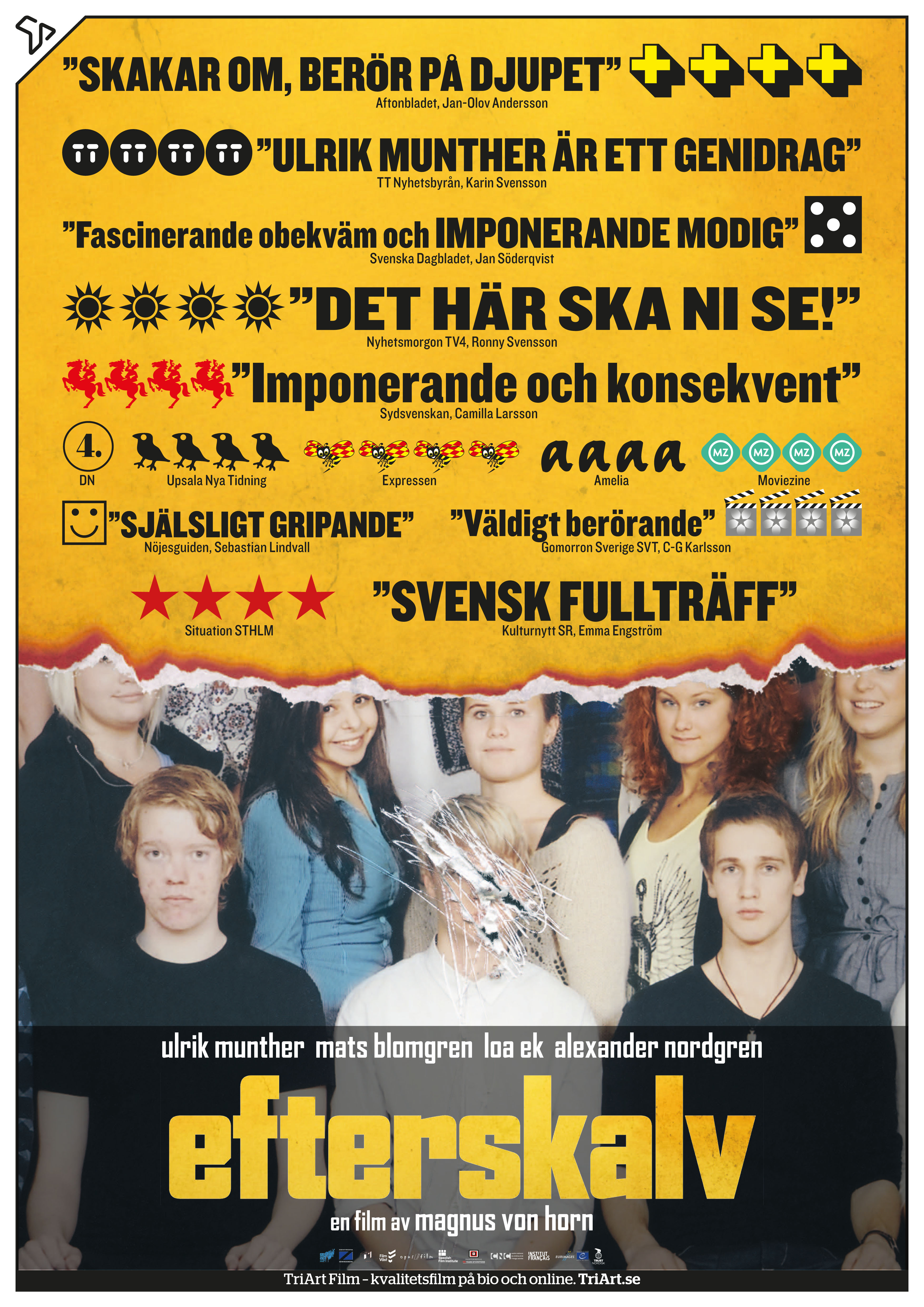Affisch fr Efterskalv p Bio i Kiruna p Kiruna Folkets Hus