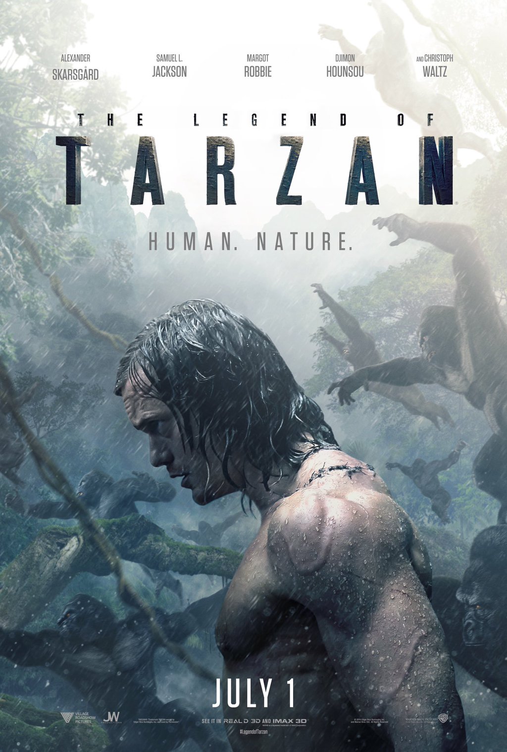 Affisch fr Legenden om Tarzan p Bio i Kiruna p Kiruna Folkets Hus
