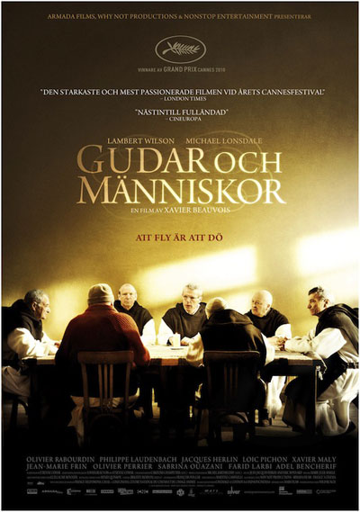 Affisch fr Gudar och människor p Filmstudio i Kiruna p Kiruna Folkets Hus